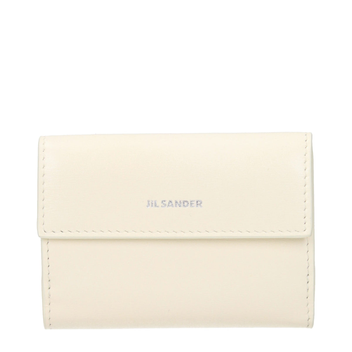 Portefeuille en cuir blanc