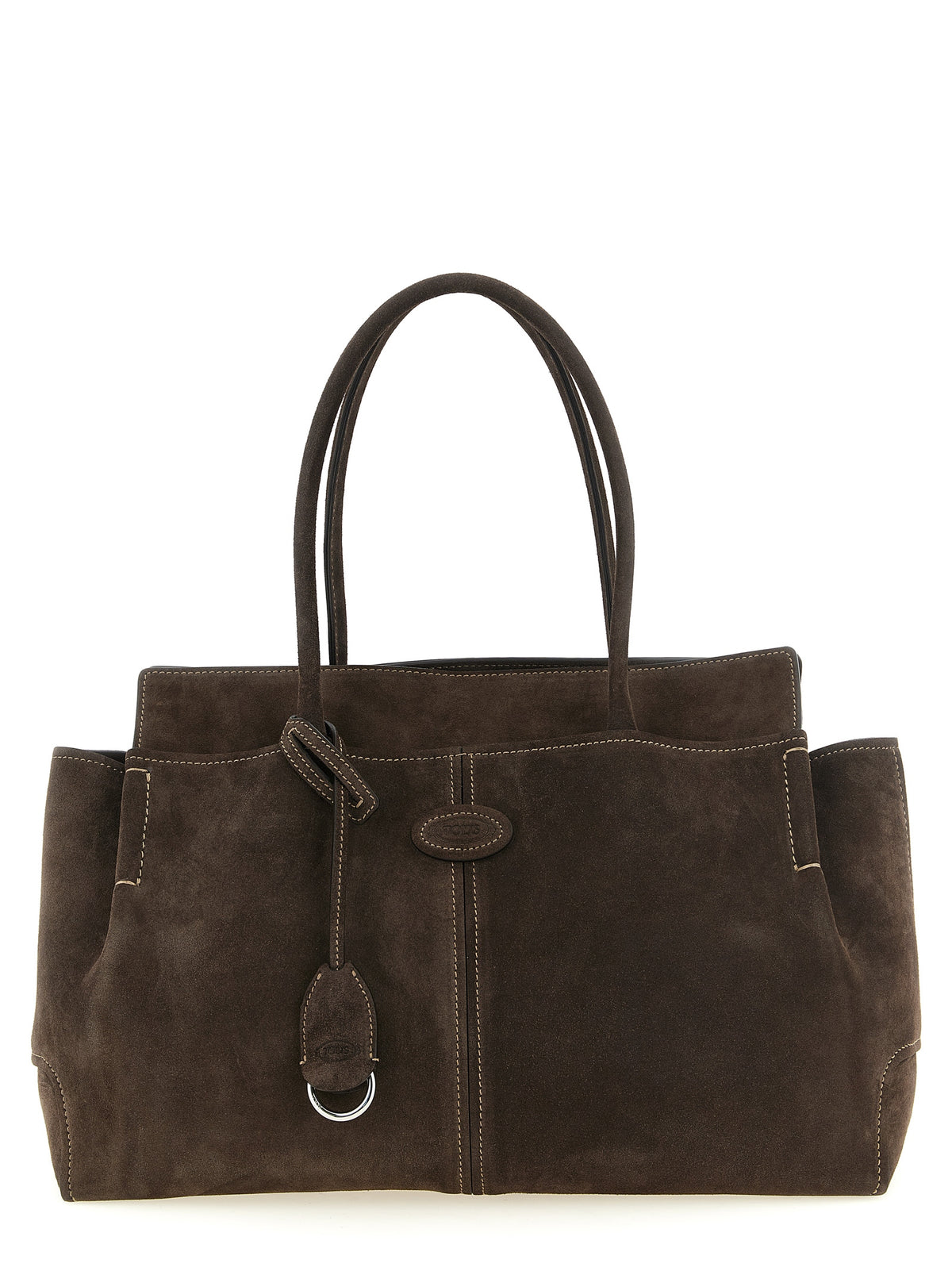 Sac fourre-tout en daim marron