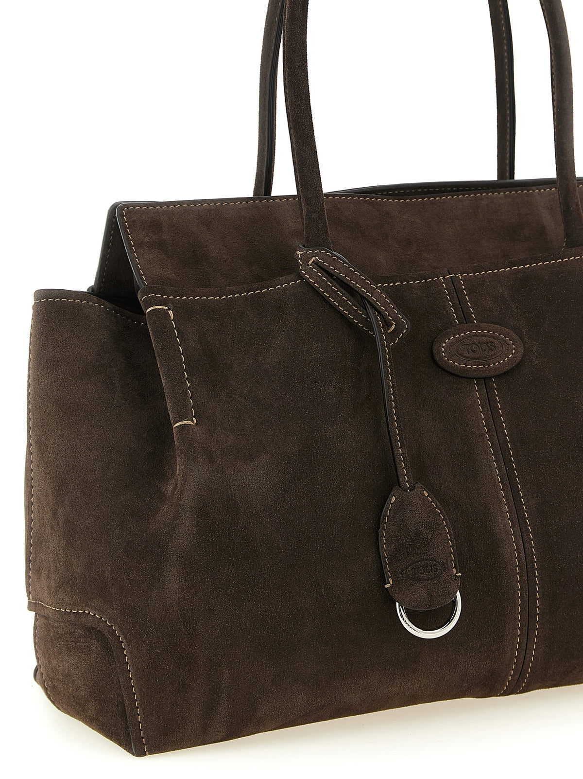 Sac fourre-tout en daim marron