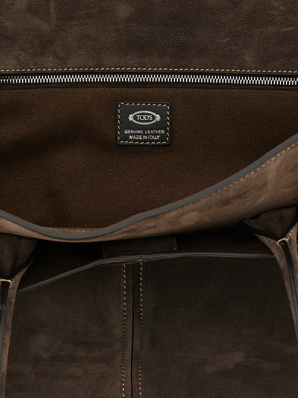 Sac fourre-tout en daim marron