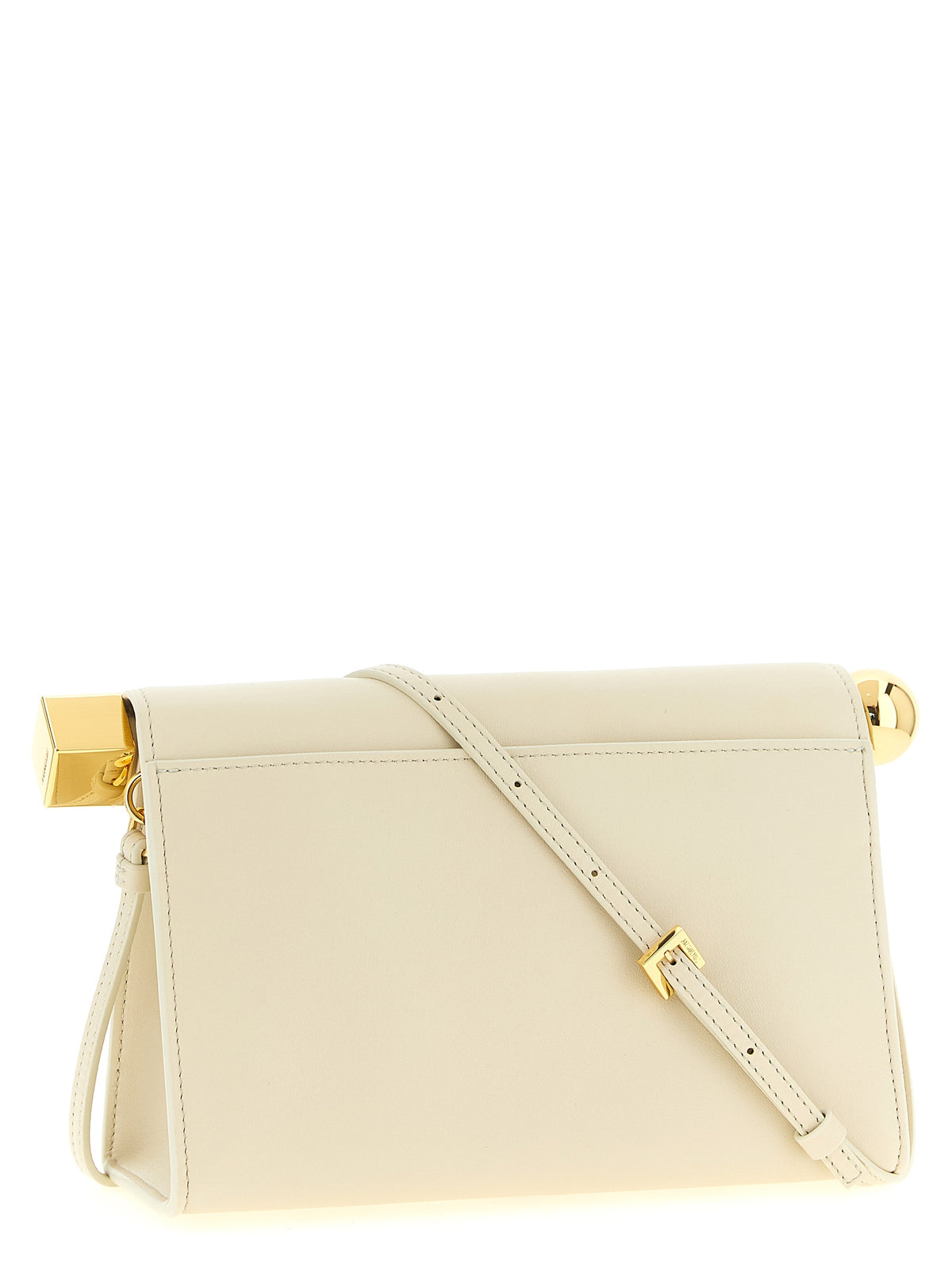 Le Sac Rond Clutch – Blanc
