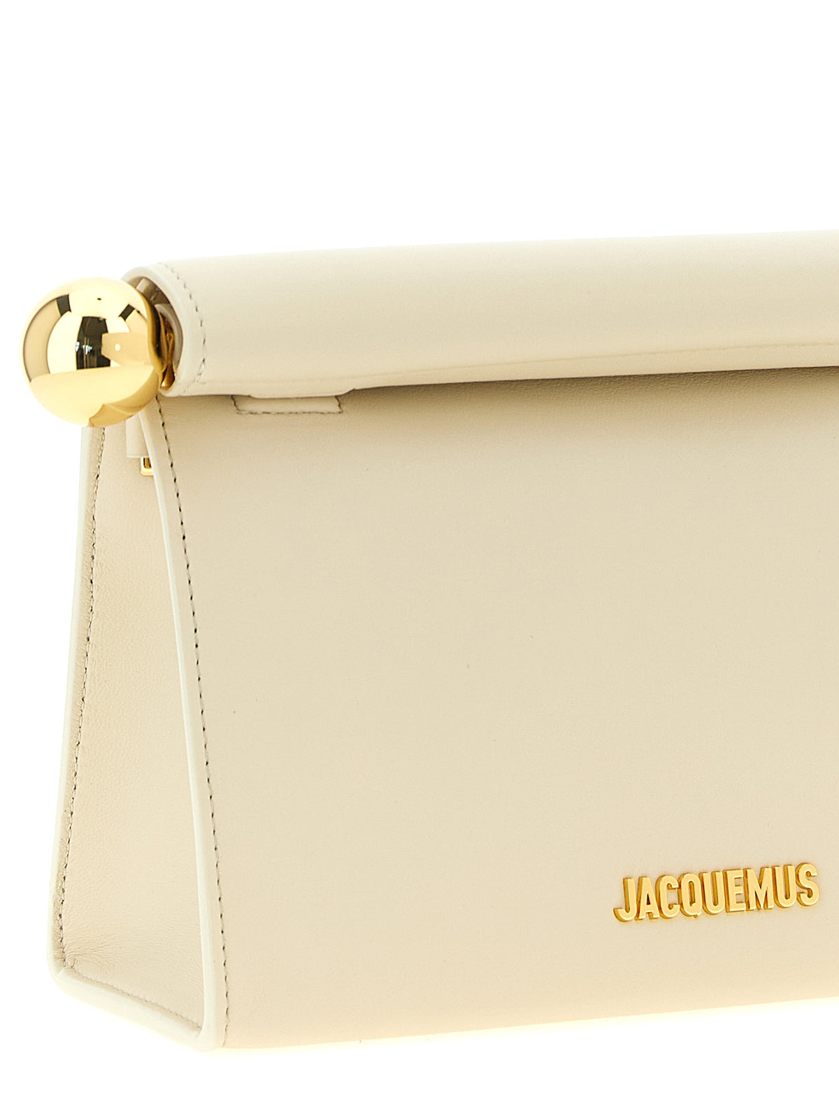 Le Sac Rond Clutch – Blanc