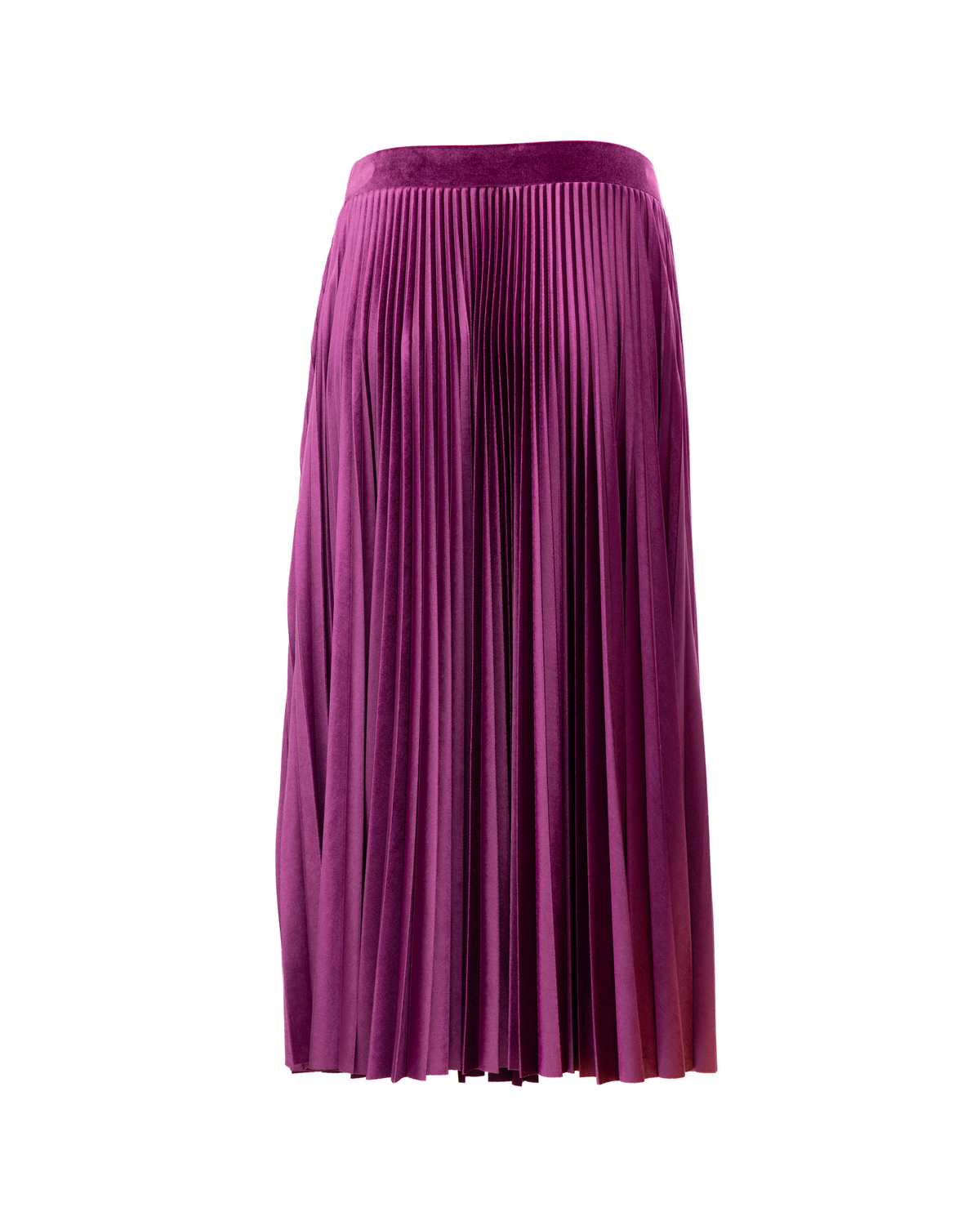 Purple Silk Skirt