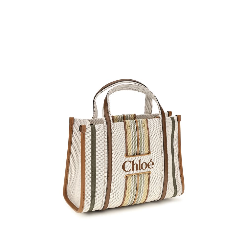Sac à bandoulière Woody en coton – Beige