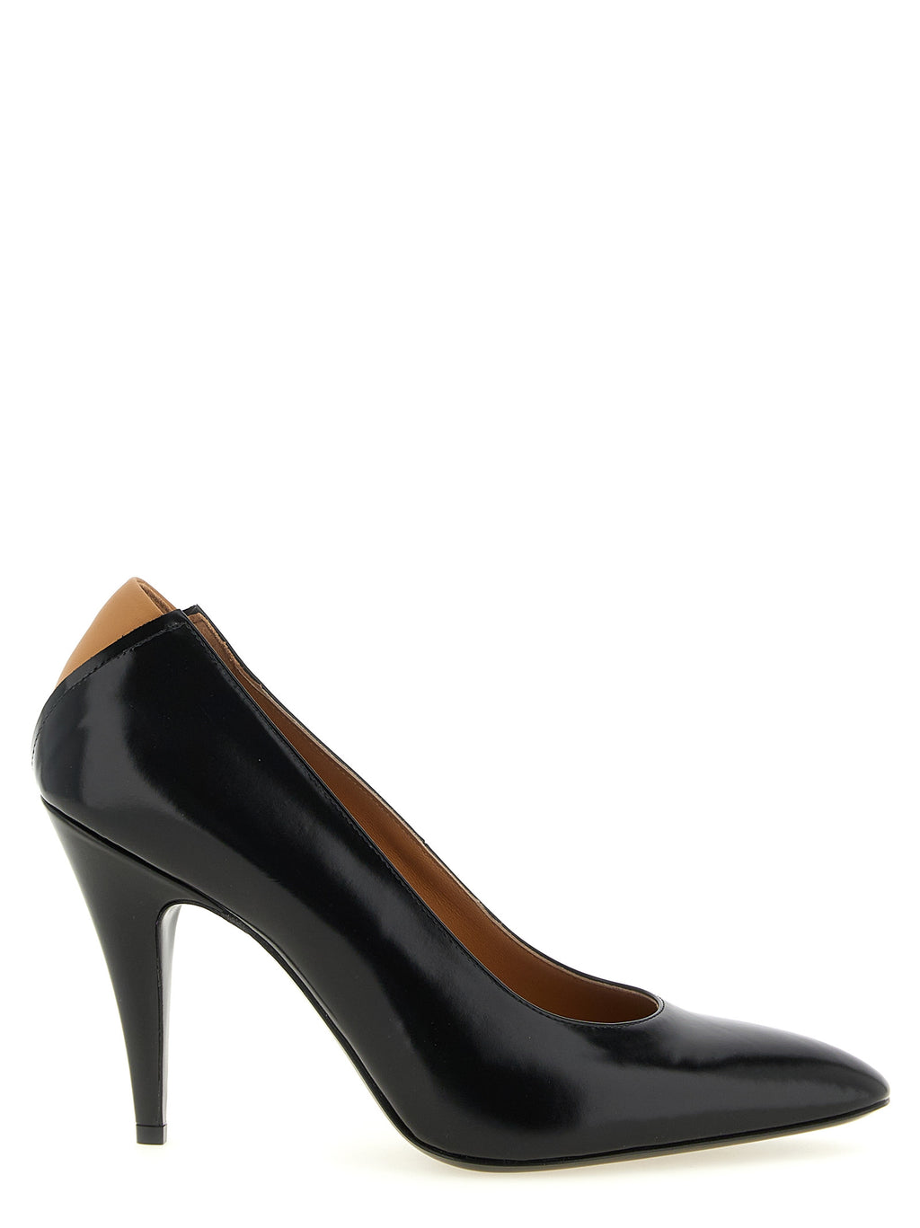 Escarpins noirs en cuir