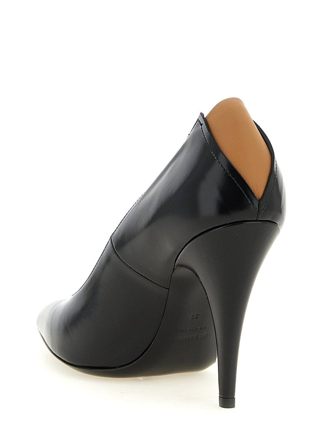 Escarpins noirs en cuir