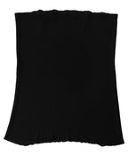 Écharpe en viscose noire