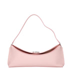 Sac à bandoulière en cuir rose