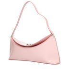 Sac à bandoulière en cuir rose