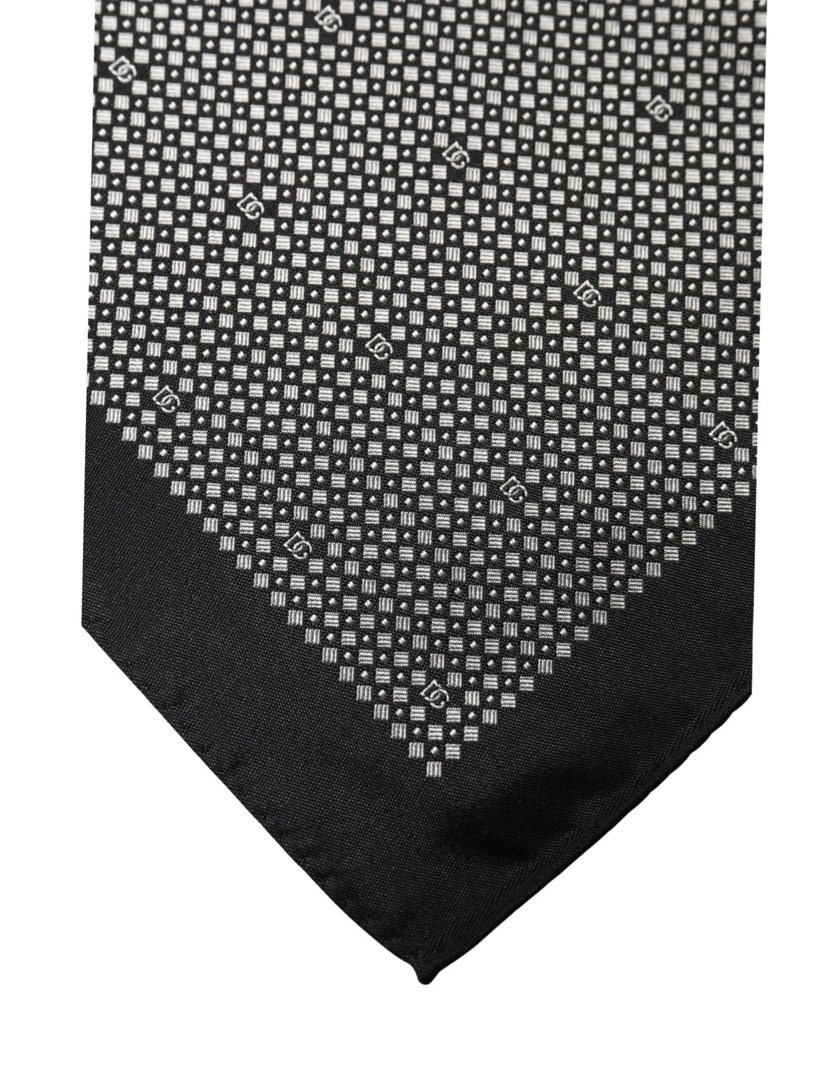 Black and White Pocket Square