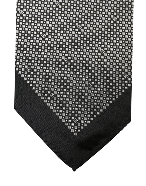 Pochette de costume noire et blanche