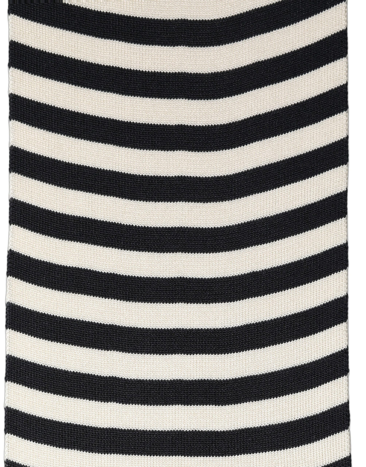 Black and White Silk Scarf