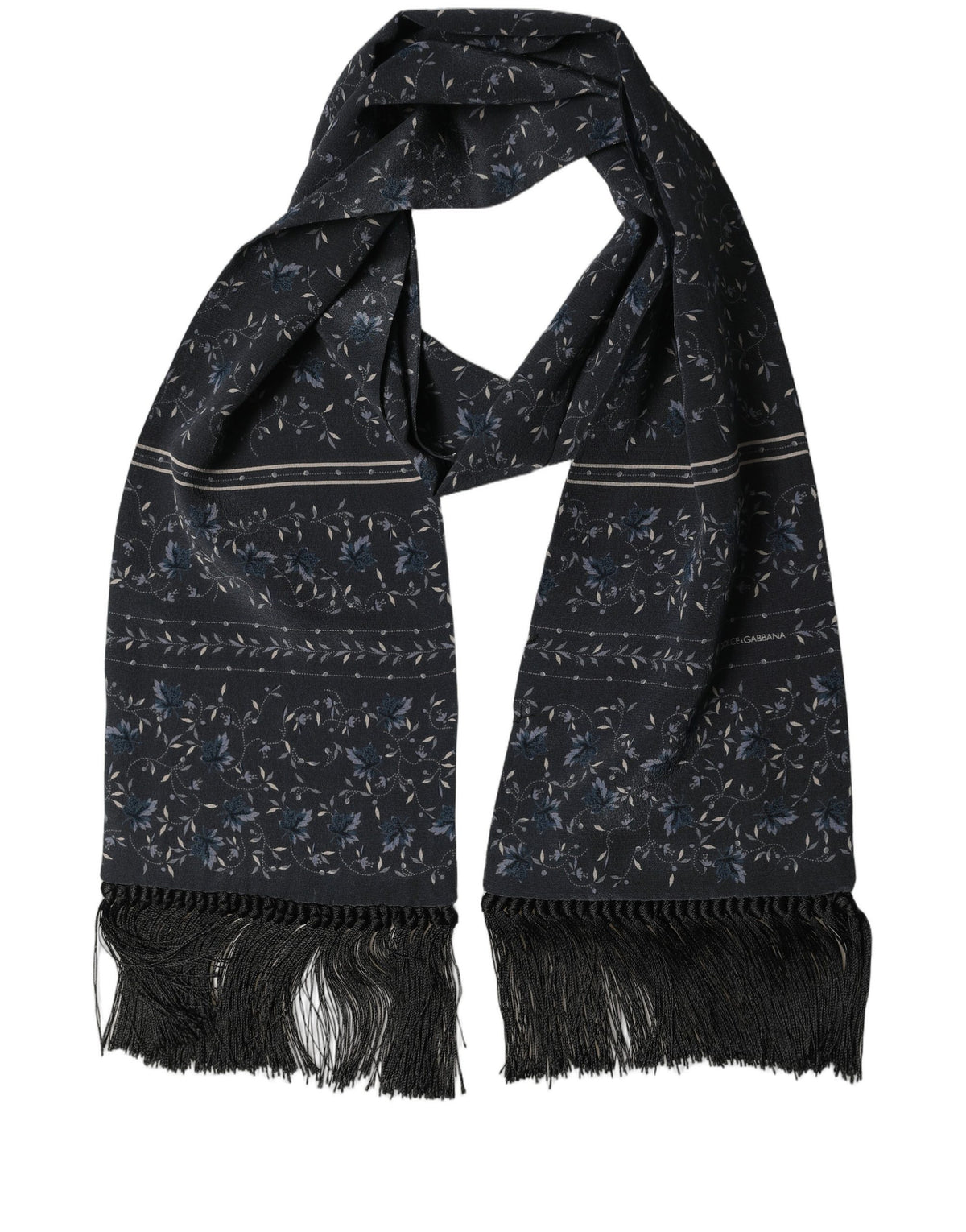 Blue Silk Scarf