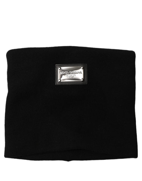 Écharpe en cachemire noire
