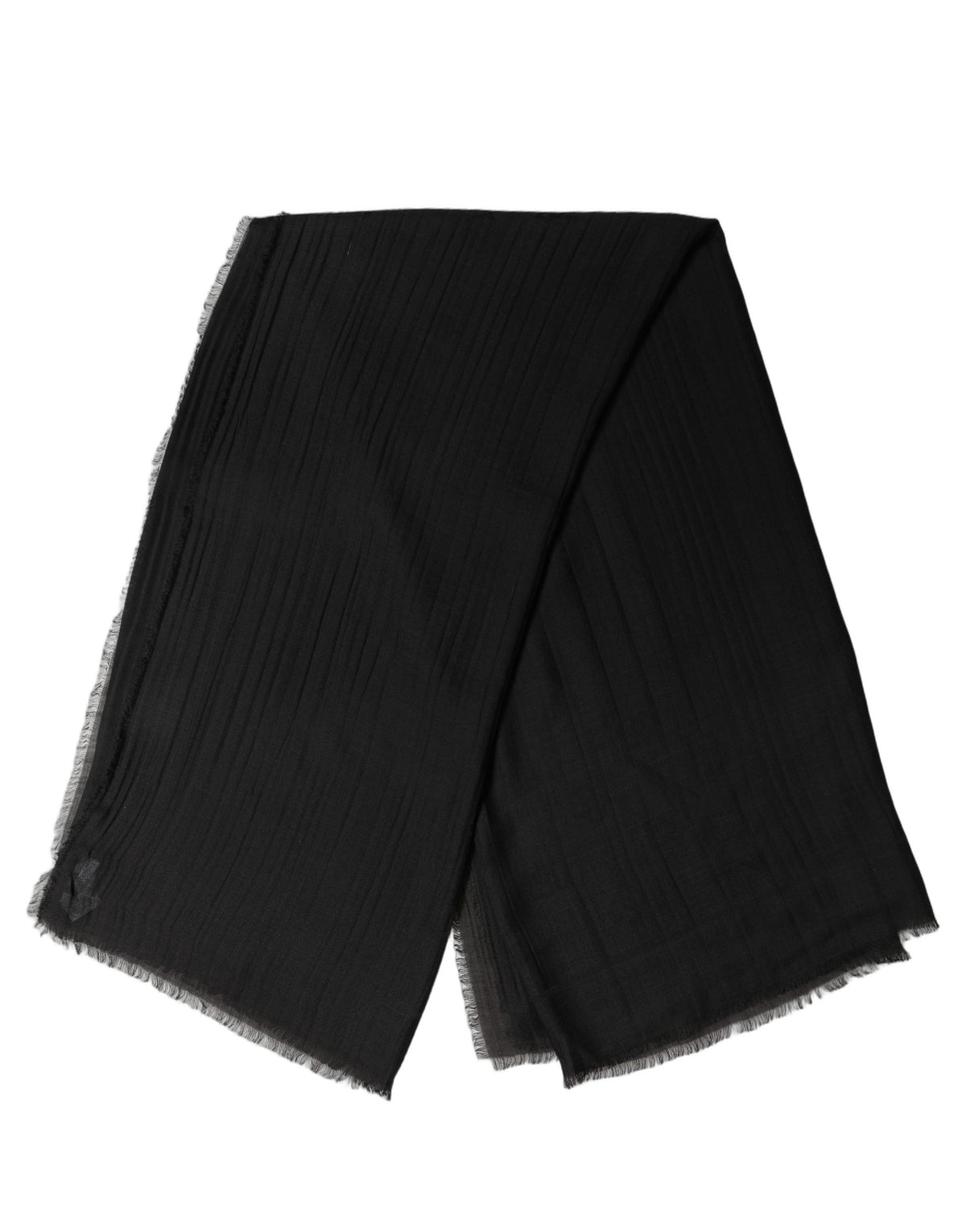 Black Silk Scarf