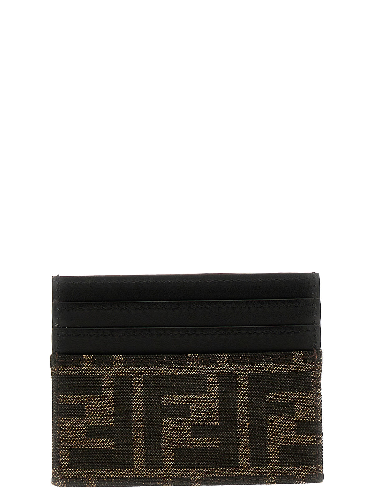 FF Leather Card Holder – Brown