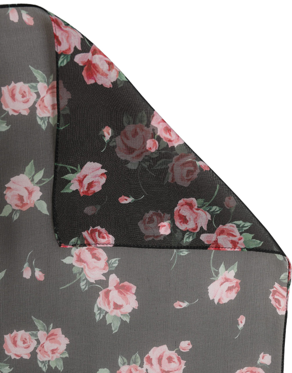 Black Silk Scarf