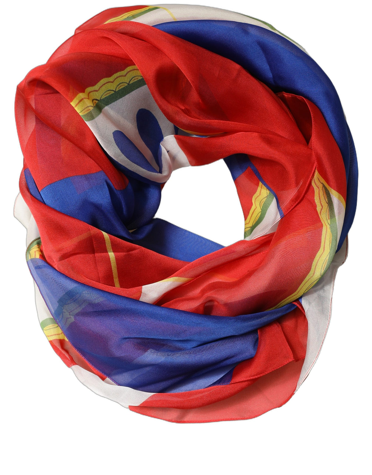 Multicolour Silk Scarf