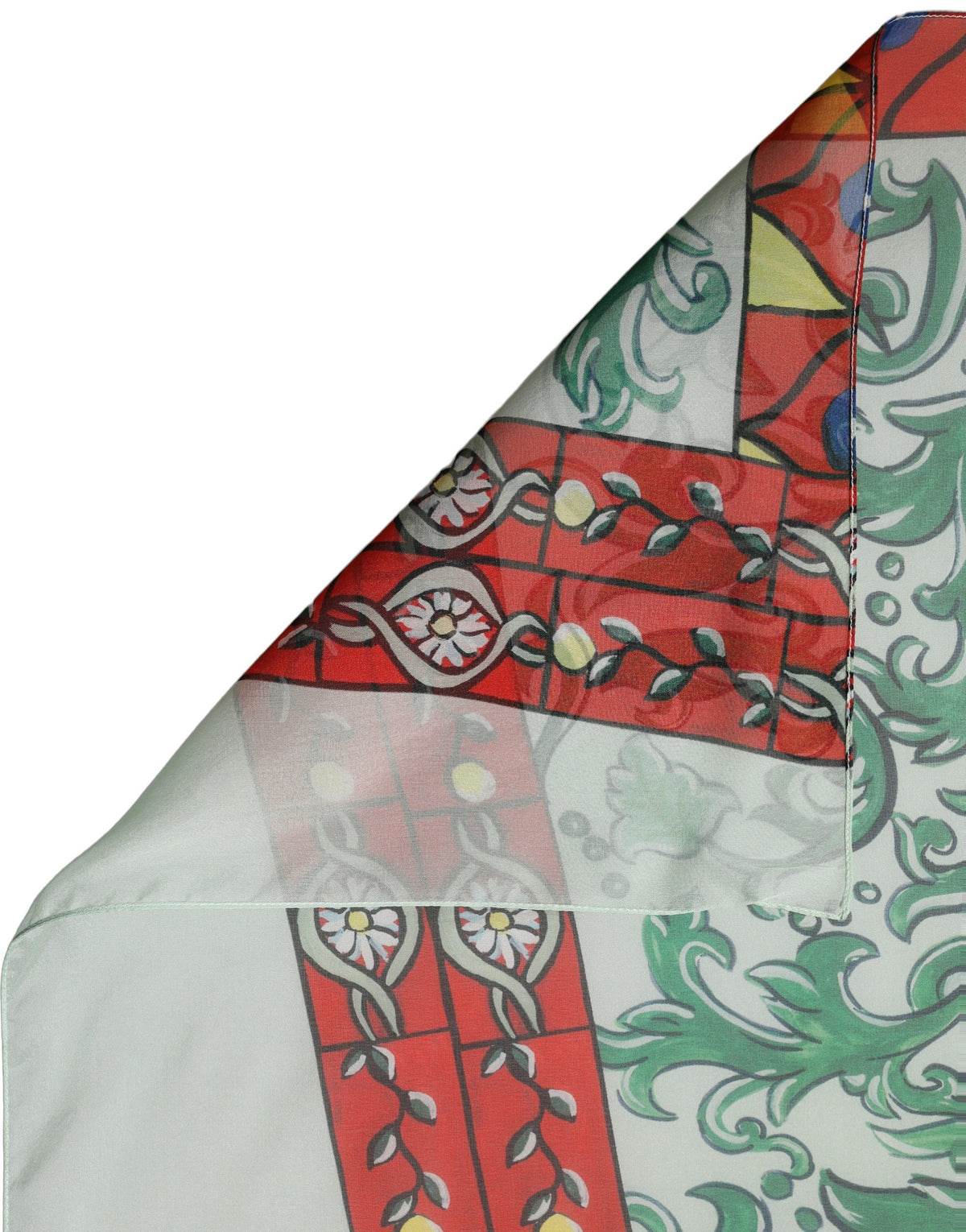 Multicolour Silk Scarf