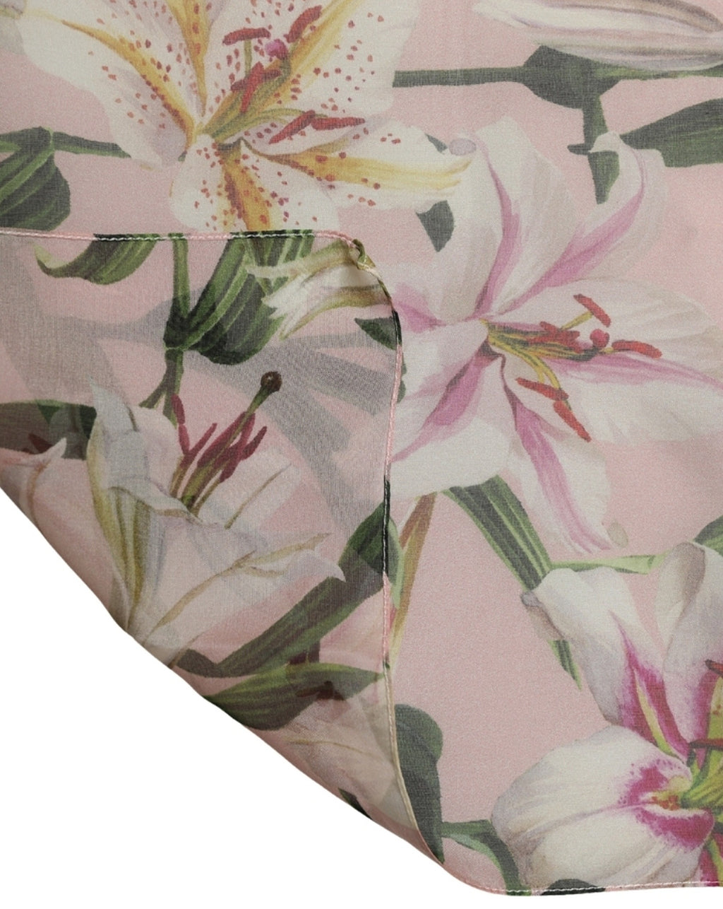 Foulard en soie rose