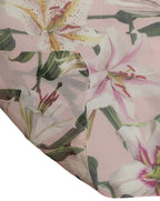 Foulard en soie rose