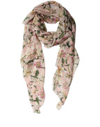 Foulard en soie rose