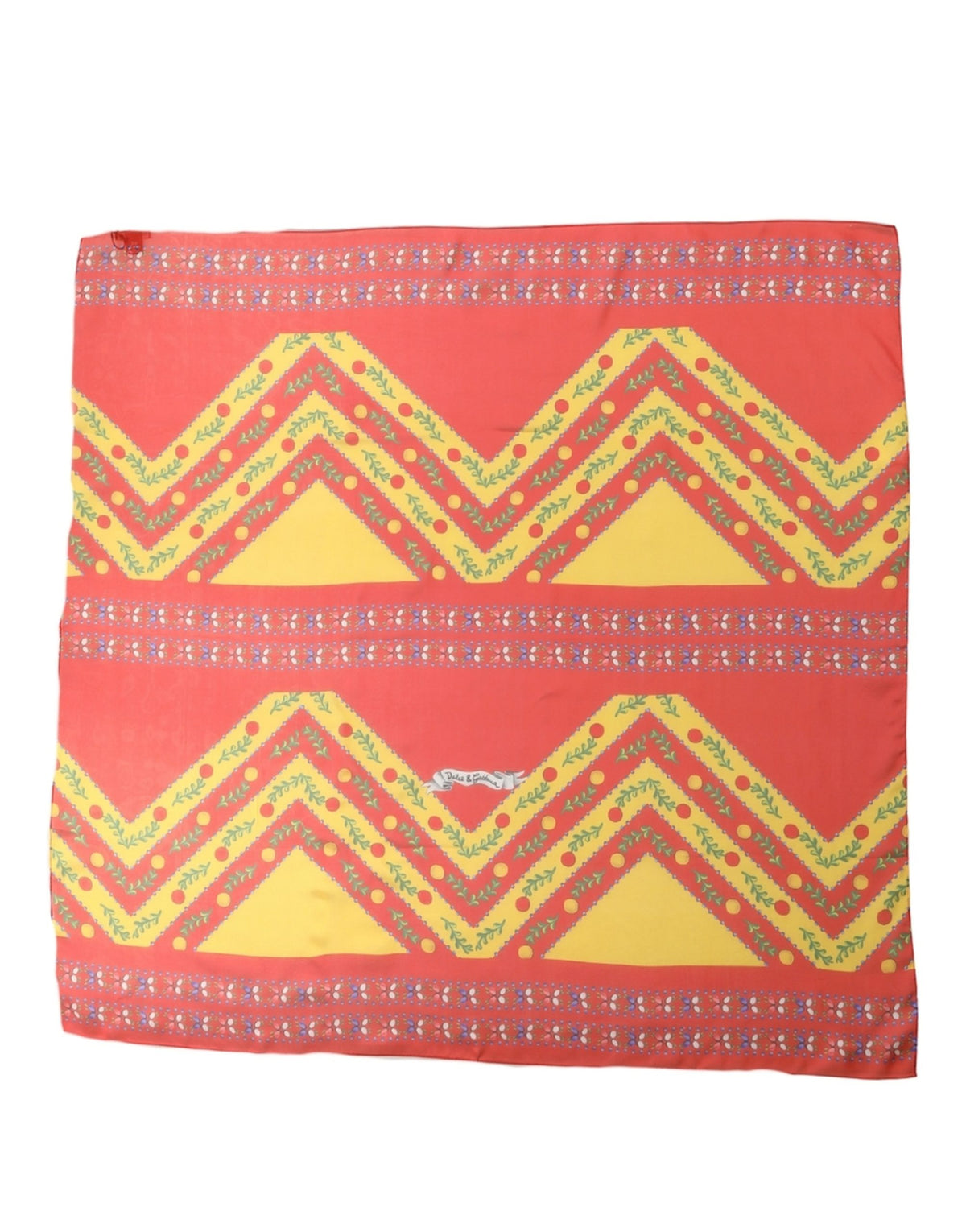 Foulard en soie multicolore