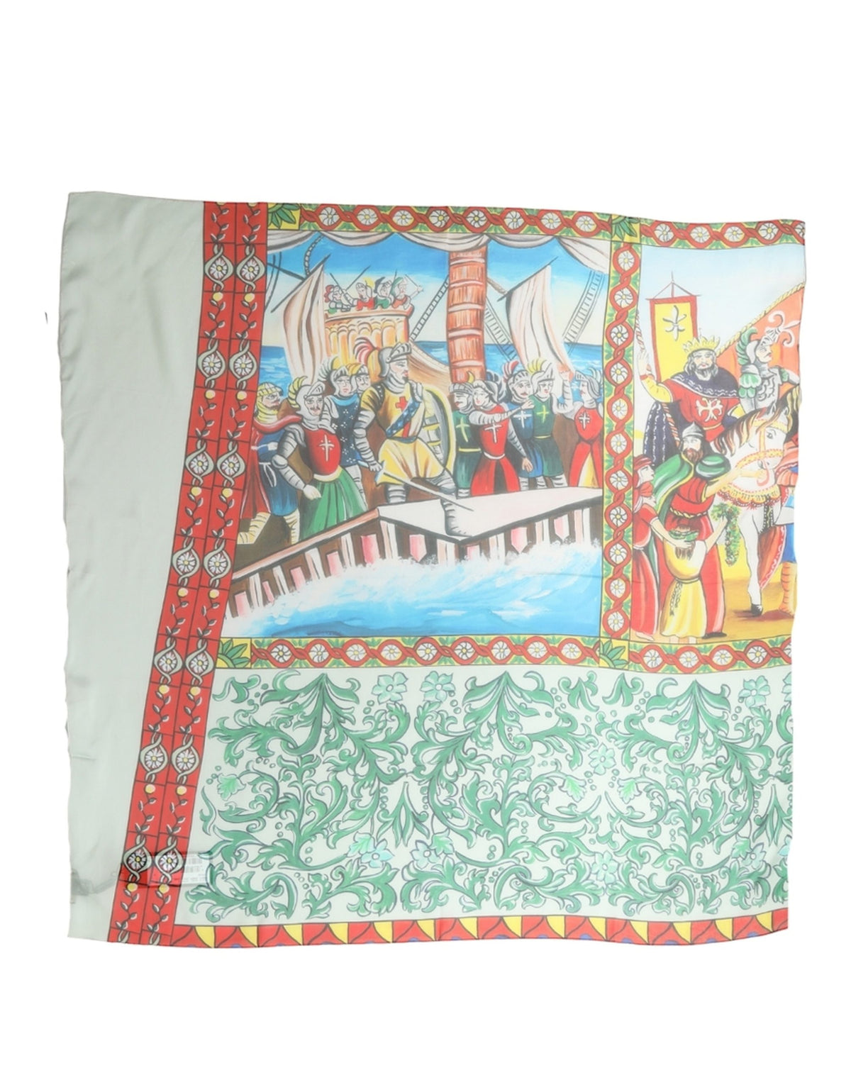 Multicolour Silk Scarf