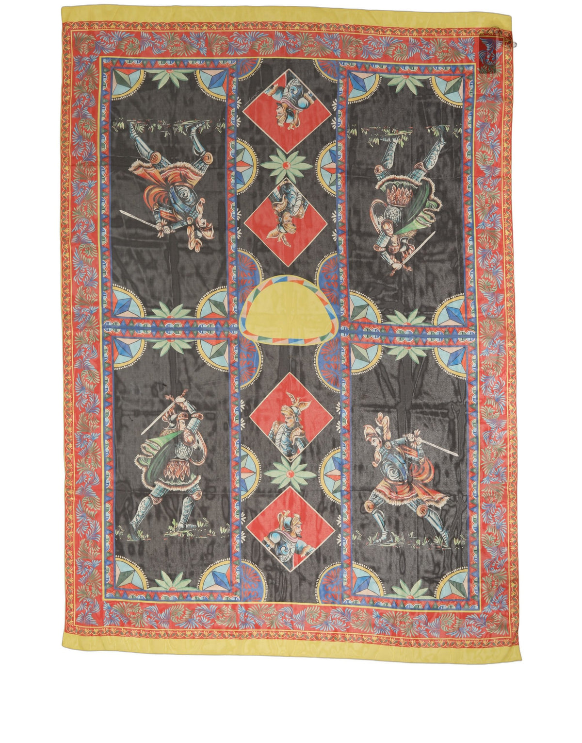 Foulard en soie multicolore