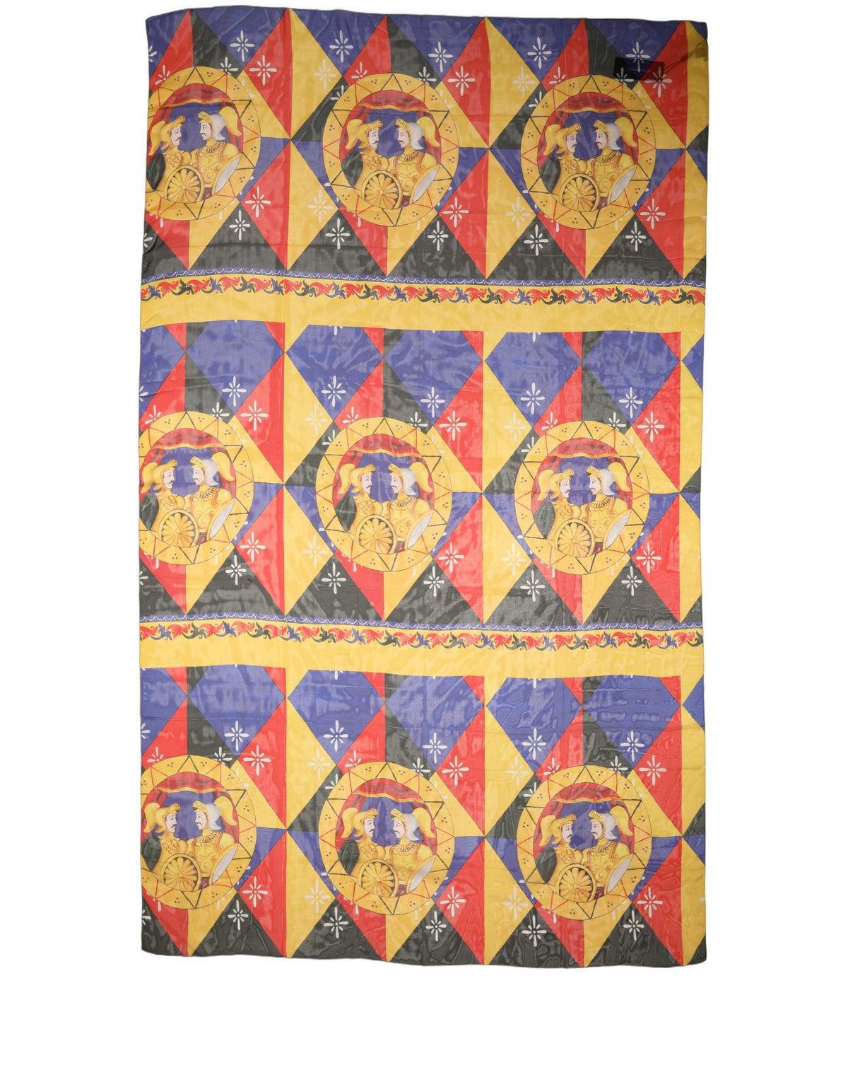 Foulard en soie multicolore