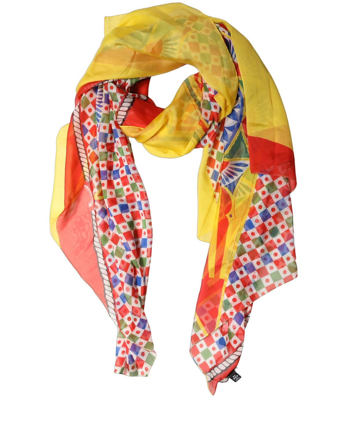 Multicolour Silk Scarf
