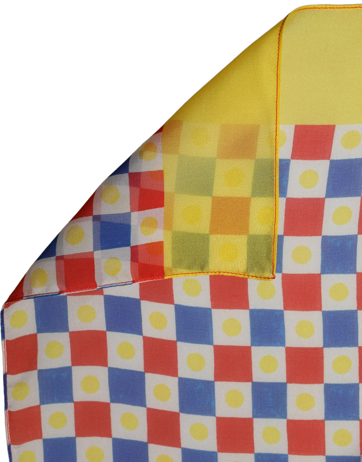 Foulard en soie multicolore
