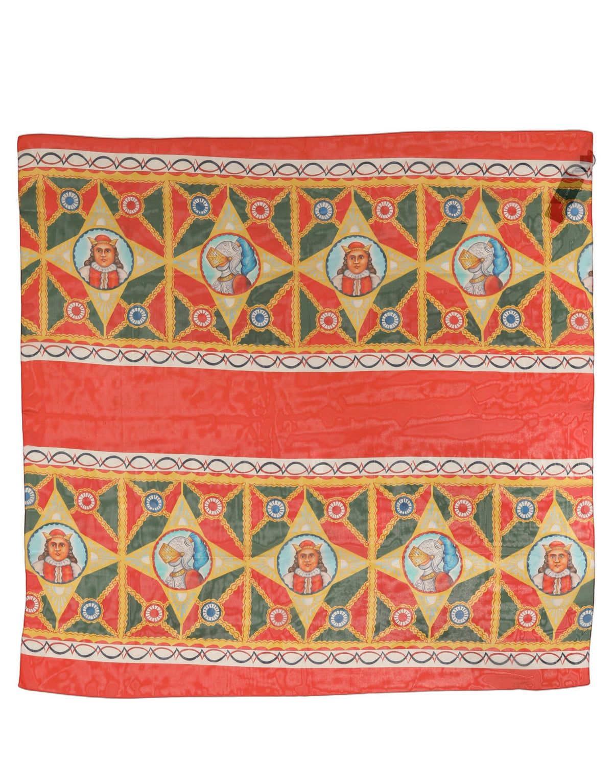 Foulard en soie multicolore