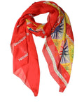 Foulard en soie multicolore