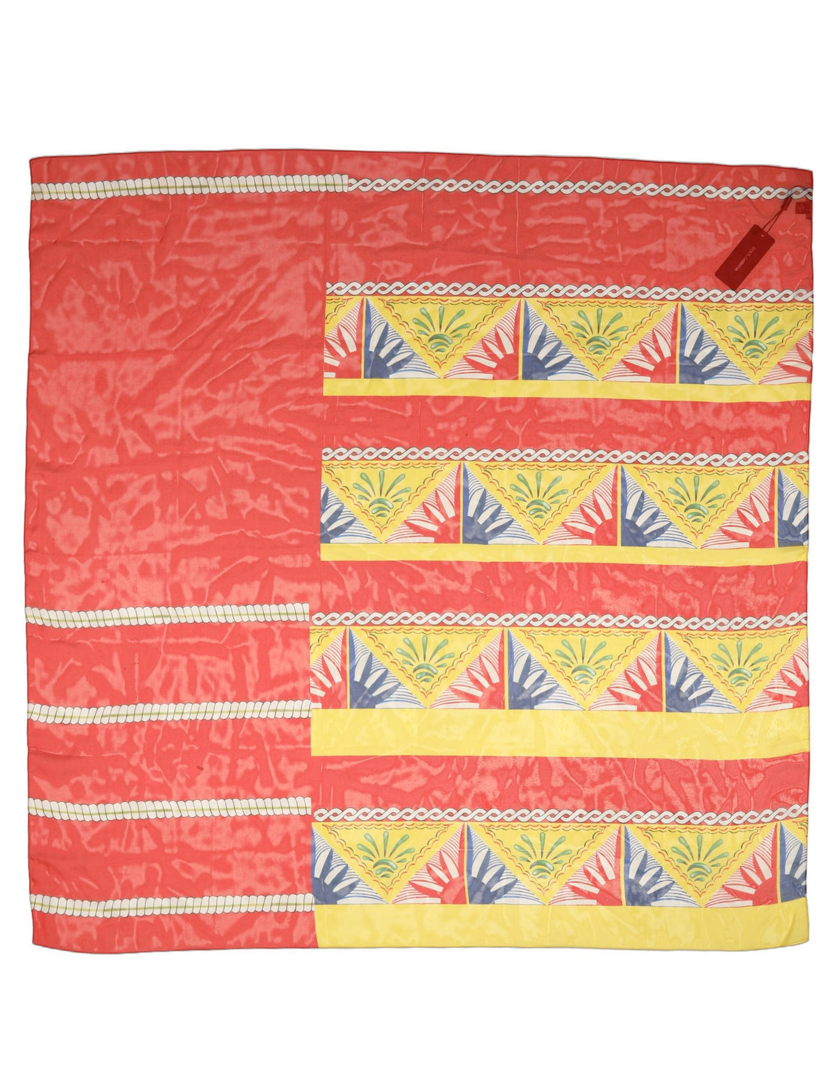 Foulard en soie multicolore