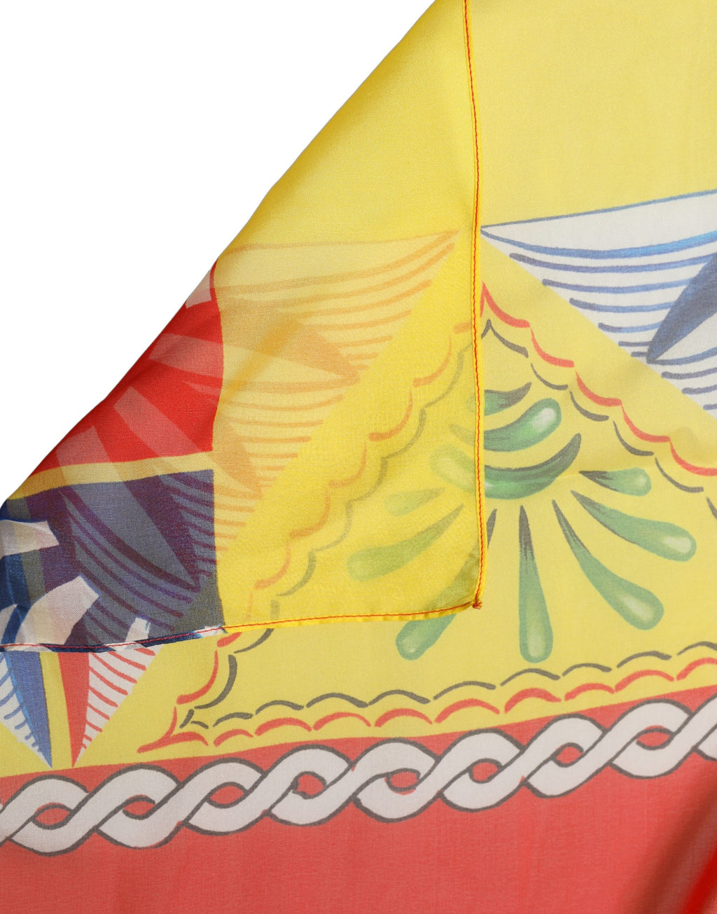 Foulard en soie multicolore