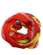 Foulard en soie multicolore
