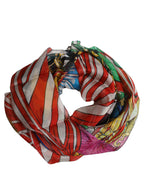 Multicolour Silk Scarf
