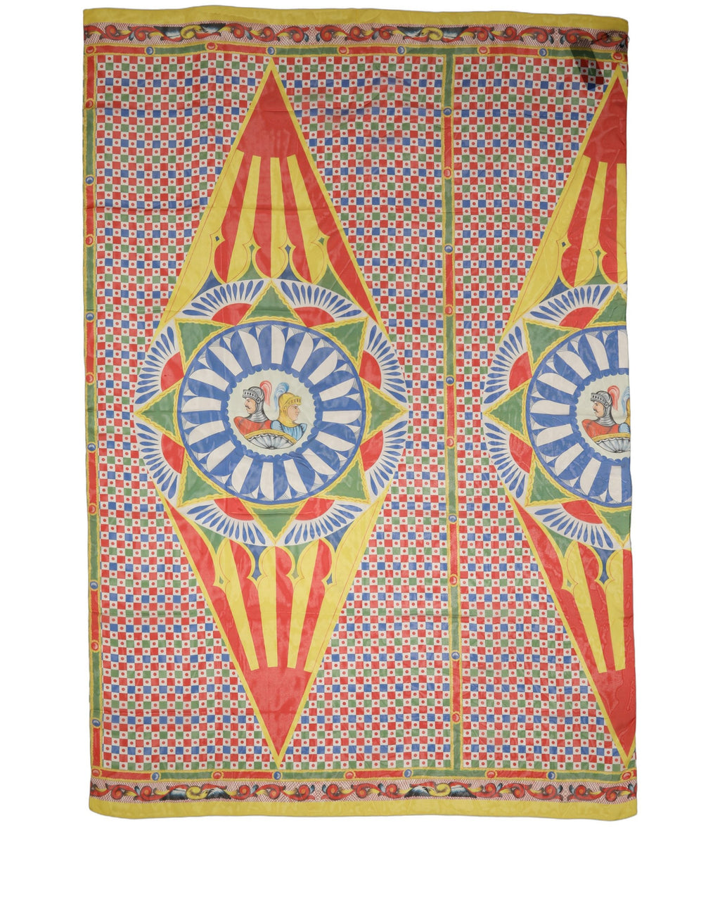 Foulard en soie multicolore
