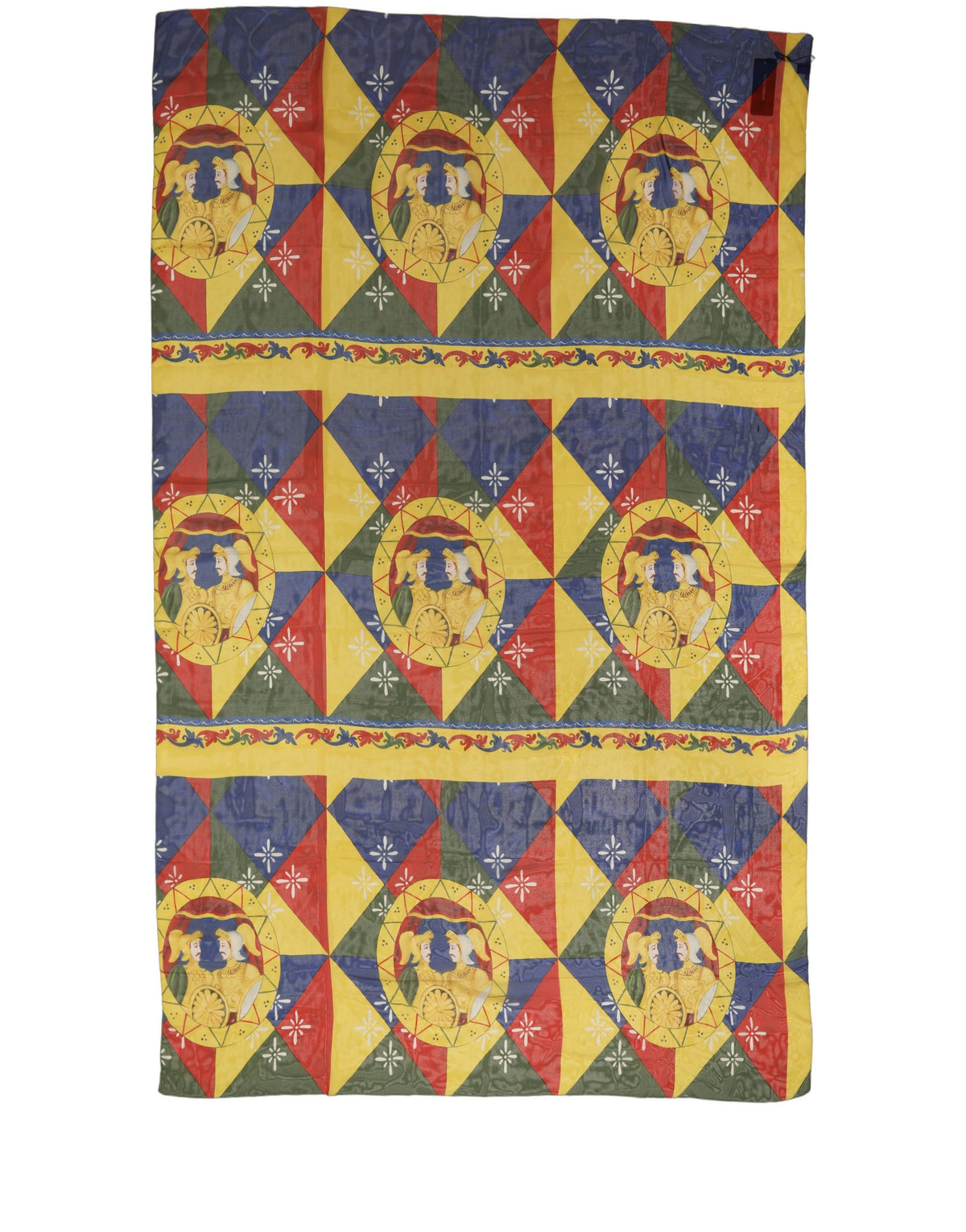 Foulard en soie multicolore