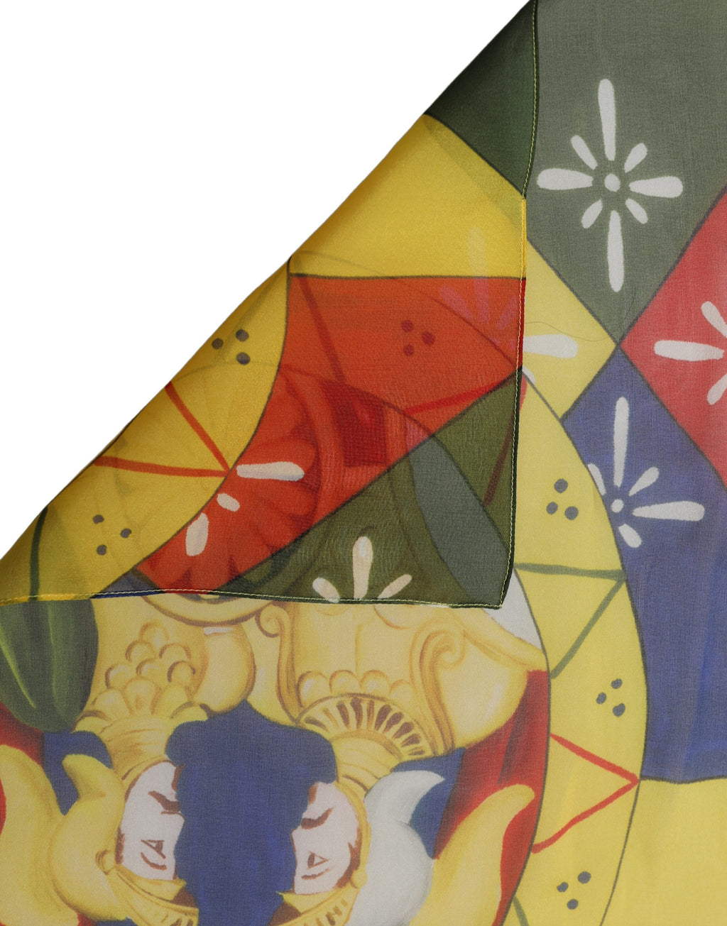 Multicolour Silk Scarf