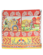 Foulard en soie multicolore