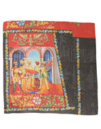 Foulard en soie multicolore