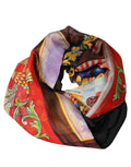 Multicolour Silk Scarf