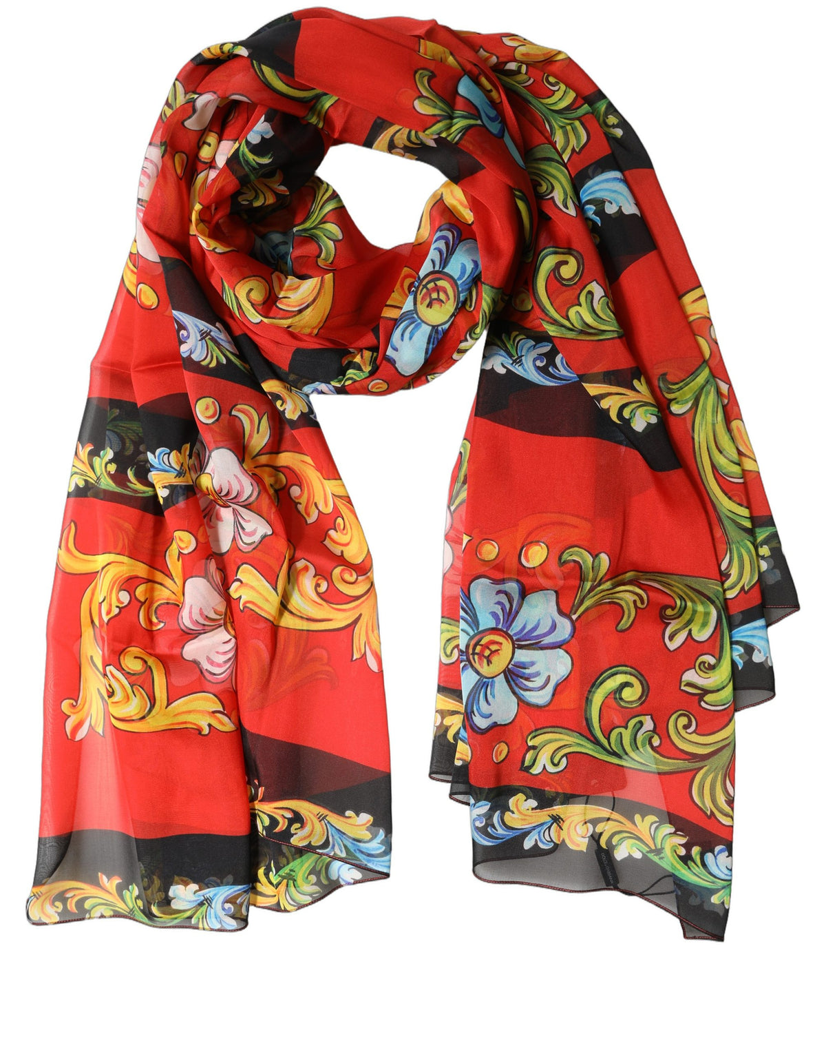 Multicolour Silk Scarf