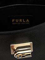Black Leather Crossbody Bag
