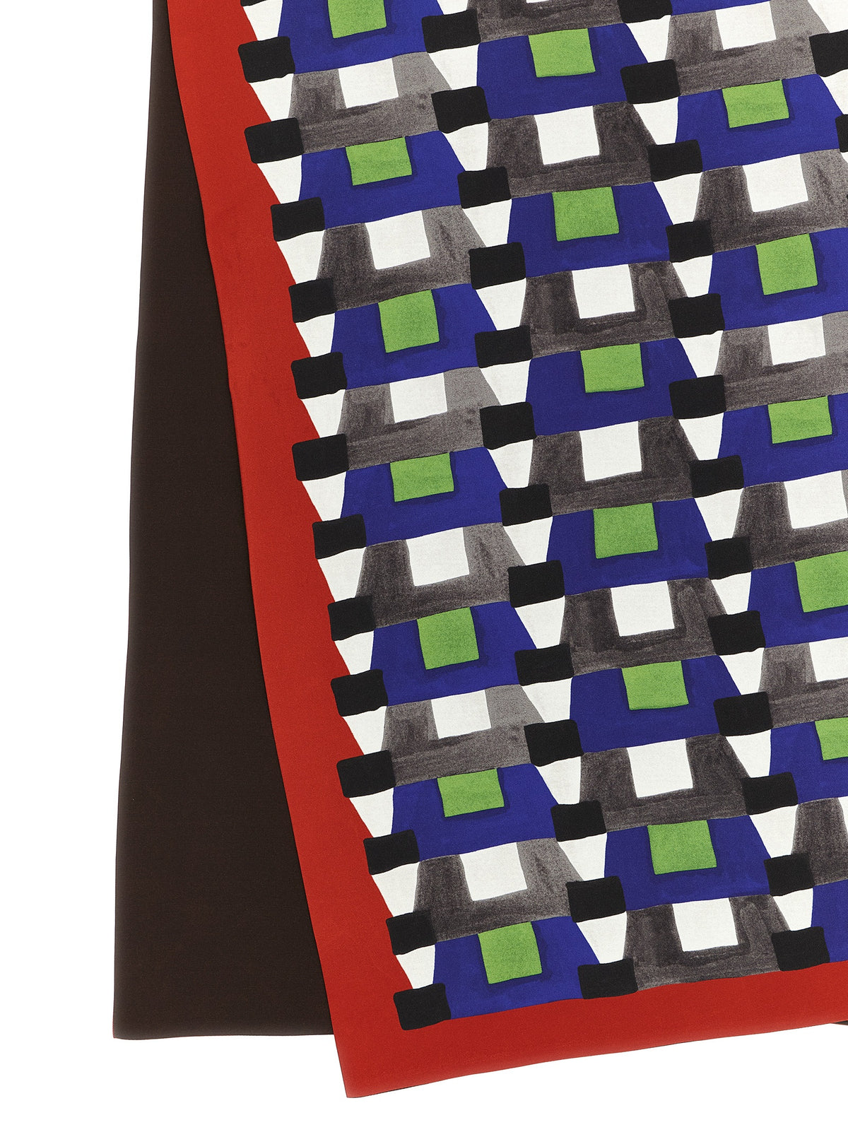 Foulard en soie multicolore