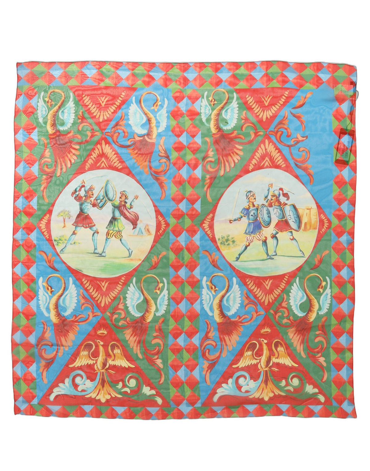 Multicolour Silk Scarf