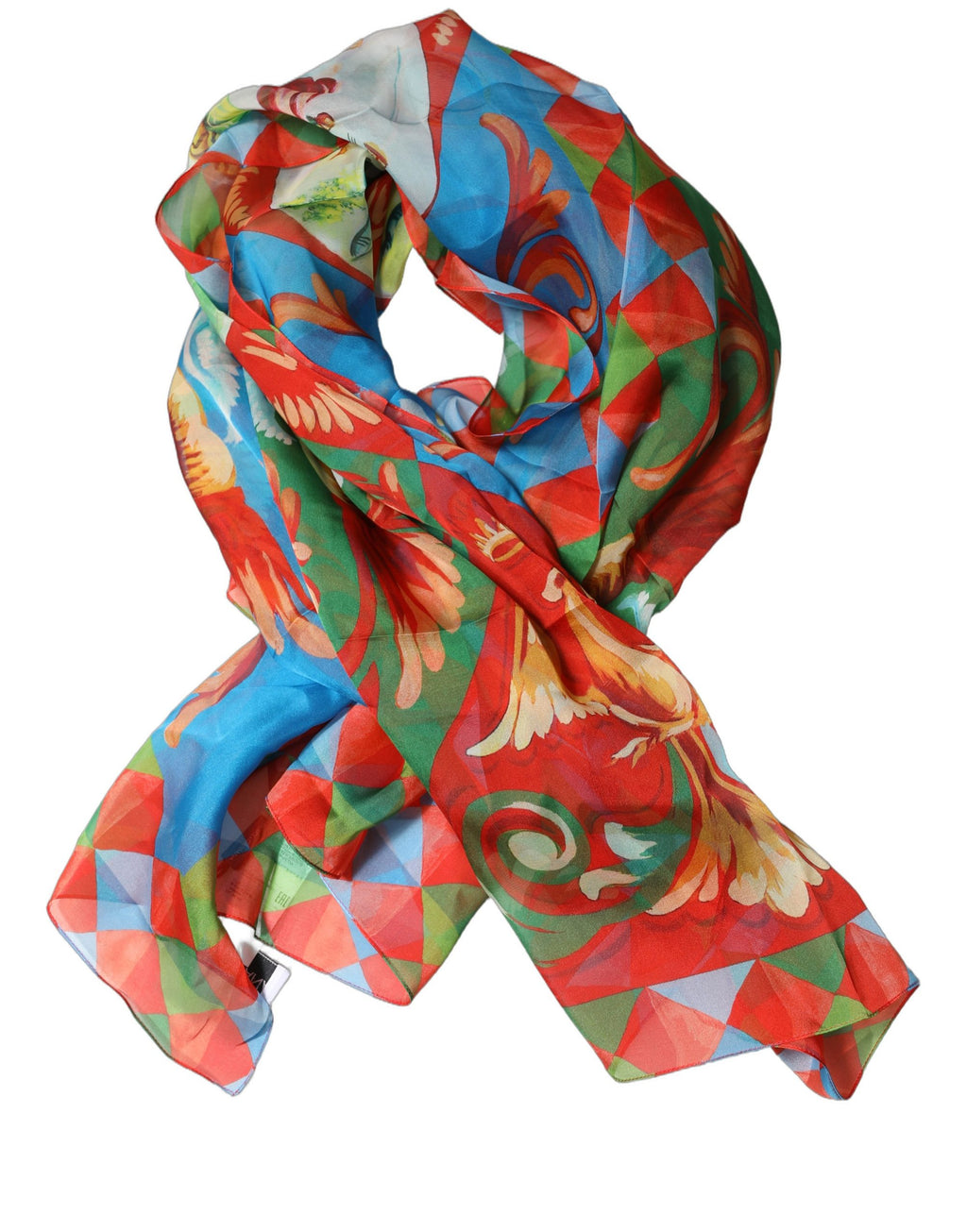 Multicolour Silk Scarf