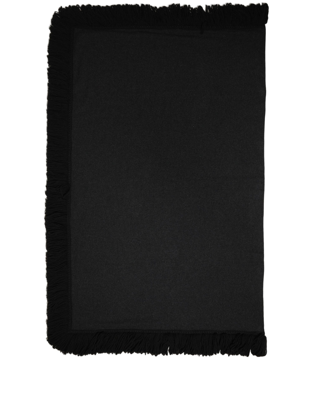 Black Virgin Wool Scarf